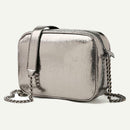 Shoulder Messenger Handbags Leather Women Chain Small Square Crossbody Bags