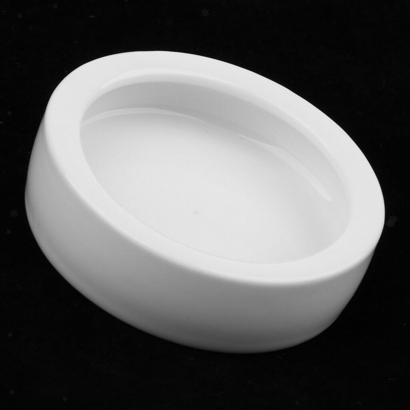 Pet Reptile Feeder Ceramic Mini Reptile Food Bowl Anti-escape for Lizard M