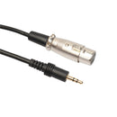 3.5mm TRS Auxiliary AUX Headphone Audio Jack Plug to XLR Adapter Cable 10FT
