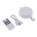 Baby Musical Crib Mobile Hanging Rotating Toys with USB and RC, Built-in 35