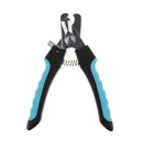 2PCS Pet Dog Cat Alloy Nail Clipper Trimmer for Small Animals Black L