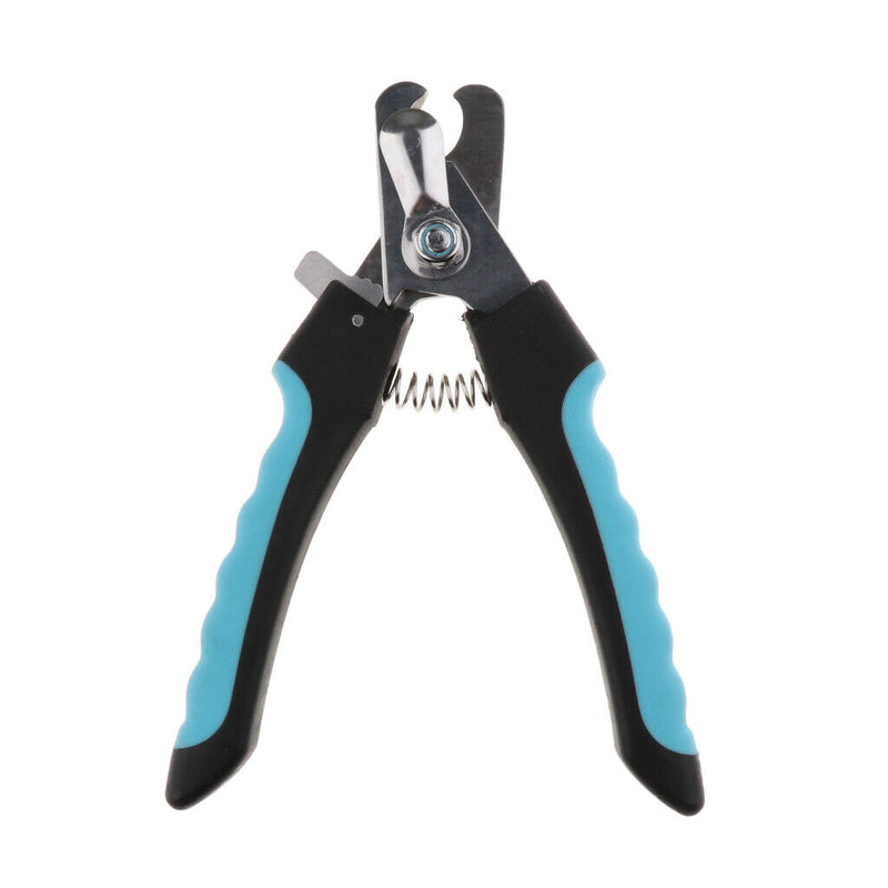 2PCS Pet Dog Cat Alloy Nail Clipper Trimmer for Small Animals Black L