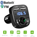 Wireless Bluetooth Handsfree Car Kit FM Transmitter MP3 Player Dual USB Charger