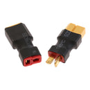 2Pcs T-Plug to XT60 Plug Connector for RC Battery Charger Adapter Socket