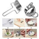 Stainless Steel Wraper Dough Presser Dumpling Pie Mould Maker Pastry Kit