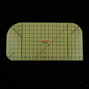 2x Hot Ironing Ruler Patchwork Craft DIY Sewing Supplies Measuring Tool 20x10cm