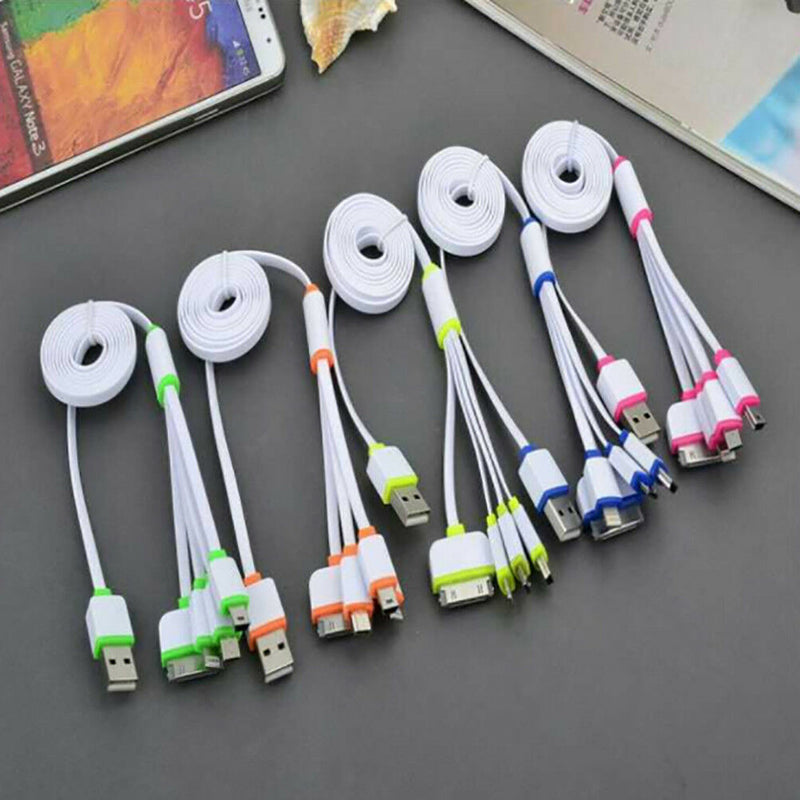 New universal 4 in 1 USB cable multi charger line for mobile phone ï¼D