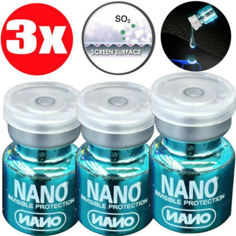 3PCS NANO Liquid Glass Screen Protector Oleophobic Coating Film Universal HOT !!