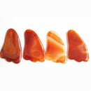 Natural Agate Carnelian Guasha Board Body And Face SPA Massage Tools Acupuncture