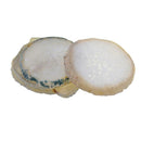6-8cm Agate Quartz Crystal Slice Display Pad, Coaster,Cup Mat Desk Decor