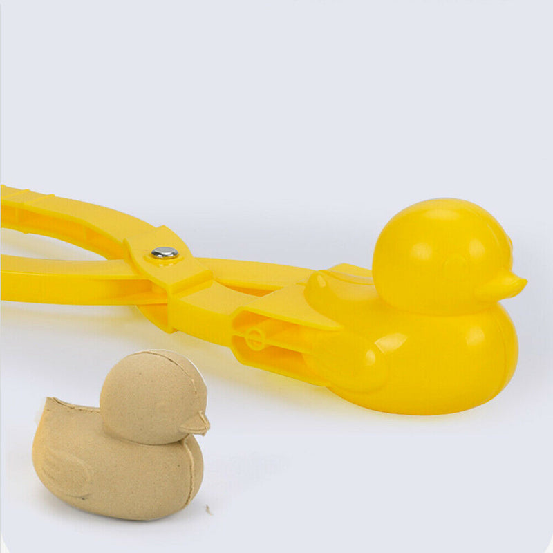 Cartoon Snowball Maker Clip Children Winter Outdoor Snow Mold Tool (Yellow)