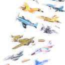 6Sheets Creative Airplane Flying Scrapbooking Bubble Stickers Reward Kids fiTOCA