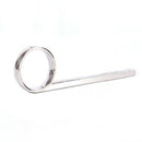 1pc Nickel Plated Metal Trumpet Valve Slide Finger Pull Ring For Trumpet CorneOZ