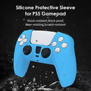 Silicone Dustproof Protective Cover Case for PS5 Game Controller (Blue)