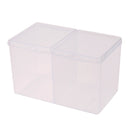 Clear Plastic Cotton Swab Box Storage Organizer Holder Cosmetic Makeup Tool