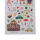 Tokyo daily Decorative Stationery Stickers Scrapbooking DIY Diary Album Label JR