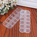 3x 12 Slots Plastic Storage Box Jewel Craft Nail Arts Beads Container Org AAC