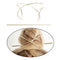 2pcs Women Metal Barrette Bun Pin Hair Stick Hairpin Ponytail Holder Gift