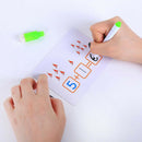 3 Set Learning Flashcards Preschool Education w/Wipe-clean Pen for Parents