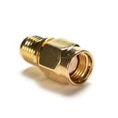 2x RP-SMA Female Jack to SMA Male Plug Straight RF Coaxial Adapter Connector ES