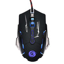 K1015 Usb Wired Mouse 7 Buttons 4 Colors Led 4000 Dpi Adjustable Optical Ga J4Y6