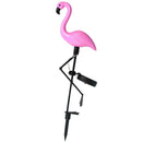 Lawn Lights Outdoor Decorative Stake Lamp LED Solar Pink Flamingo