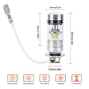 2PCS 100W White LED H3 High Power 2828 Car Fog Light Bulb DRL 1000L UtJCA Ew