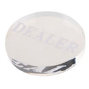Acrylic Round Professional Poker Dealer Buttons for Casino Card Games 56mm