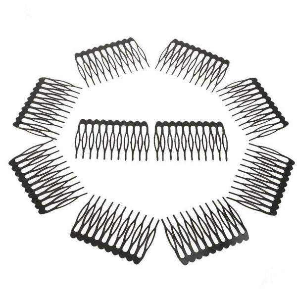 10pcs 10 Teeth Fashion Hair Wig Combs Hairpins for DIY Bridal Hair Dressing