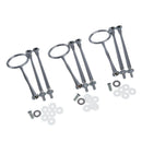 3 Tier Oval Ring Top Cake Stand (3 SETS) Cake Plate Display Holder Handle F