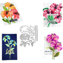 Lily Flowers DIY Metal Cutting Die Scrapbook Paper Craft Embossing Stencil Card