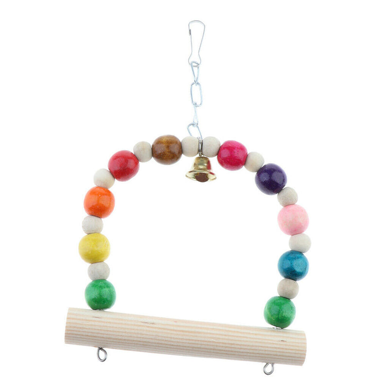 Bird Parrot Toys Hanging Bell Pet Bird Cage Hammock