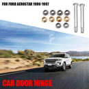 2x Door Hinge Pins with 8 Bushings + 2 Lock Nuts for Ford Lincoln Mercury