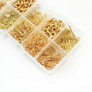 1080pcs Jewelry Making Tool Kits Sets Jewelry Findings Beads, Charms, Clasp,