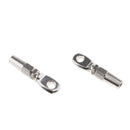 2X 316 Stainless Steel Wire Cable Rope Eye DIY Fitting Rigging Hardware 6mm