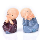 Four little monk Buddha Kung Fu lovely car decoration car accessories vehicle Cy