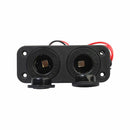 Waterproof 2x12V 10A Dual Car Cigarette Lighter Socket Power Charger Cigare
