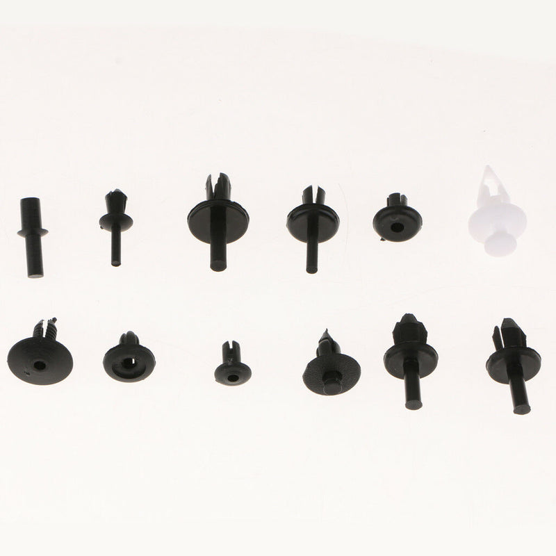 350x Plastic Rivet Fasteners Push Rivet Retainer Motorcycle & 1x Screwdriver
