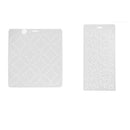 2 x Plastic Embroidery Template Quilting Stencils Patchwork Handmade Tools