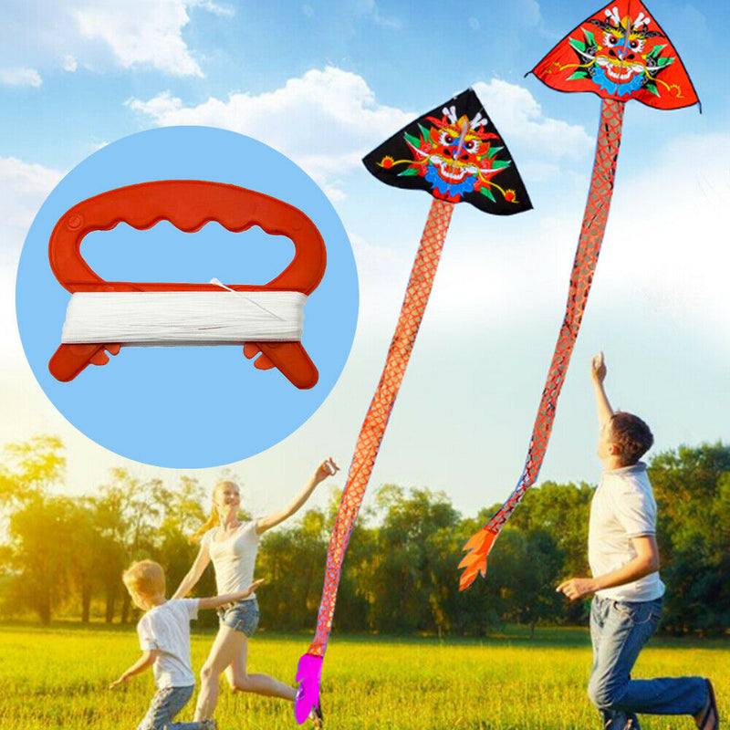 Outdoor Flying Kite Line String with D Shape Winder Board Tool Kit Salable Toys