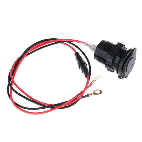 12V/24V Waterproof Car Vehicle Dual USB Charger 2 Port Power Socket 5V 3c