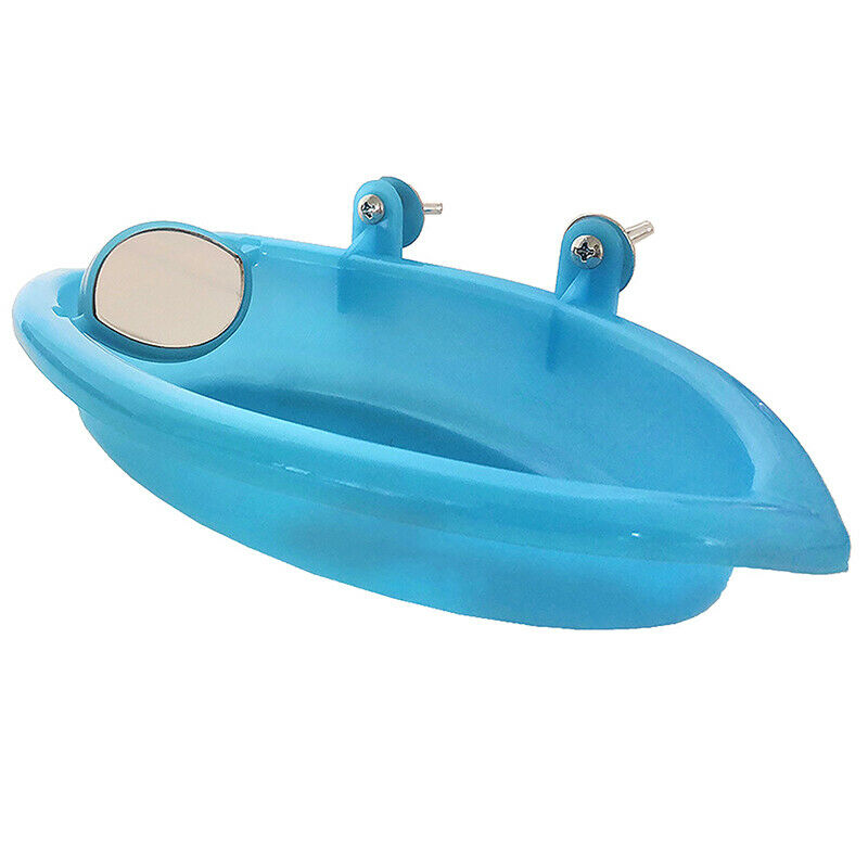 Parrot Bathtub With Mirror Pet Cage Accessories Bird Mirror Bath Shower BoxB.SE
