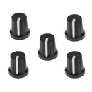 5pcs Top Hat Reflector Knob Effect Pedal Knobs for Guitar Replacement