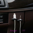 8 X Car Wire Cord Clip Cable Holder Tie Fixer Organizer Drop Adhesive Clamp New