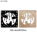 Star Cloud Cutting Dies Stencils Scrapbook Embossing DIY Craft Album Card