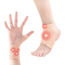 2Pairs Magnetic Wrist Hand Foot Thumb Support Gloves Pressure Corrector MasSEAU