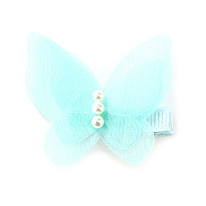 5X Bow Butterfly Hair Clips Girls Hair Grips Kids Hairpin Headwear Accessory  Z