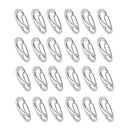 24x Heavy Duty Indoor 50mm Spring Gate Snap Hook Clip For Carabiner Swing