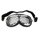 Men's Motorcycle Motorbike Open Face Helmet Visor with Goggles Plain Black Matt