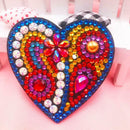 4pcs DIY Full Drill Special Shaped Heart Diamond Painting Fridge Magnet